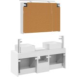  Set ormarića za kupaonicu 4 kom. Bijela Konstruirano drvo | shoptok.hr
