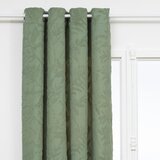 Atmosphera zavjesa blackout žakard Willow 135x260 cm poliester, svijetlo zelena | shoptok.hr