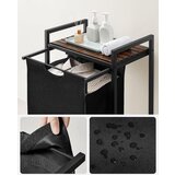 Vasagle košara za perilo, rustikalno rjavo-črna, BLH101B01 | Shoptok.si