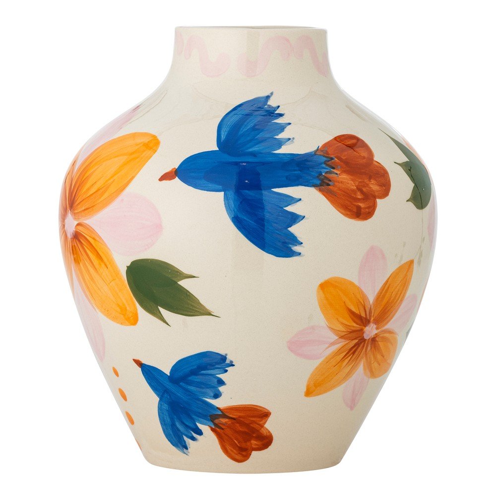 Bloomingville Ročno poslikana vaza iz kamenine (višina 27 cm) Maricala – Cene