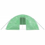  Staklenik s čeličnim okvirom zeleni 40 m² 8 x 5 x 2,3 m | shoptok.hr