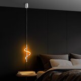 Opviq lights Luster Viseći, 16x16x50/100cm, Srebrni | ePonuda.com
