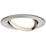 PAULMANN Ugradbena LED svjetiljka Nova (6,5 W, Srebrna, Topla bijela, Pomična glava svjetiljke) Cijene