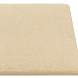  Zidna uzglavlja 12 pcs Krema 30 x 15 cm tkanina | shoptok.hr