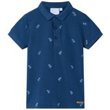 vidaXL Otroška polo majica temno modra 128 Cene