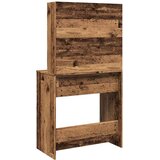  Toaletni stol s ogledalom Staro drvo 74,5x40x141 cm | Eponuda.com
