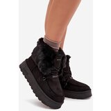 Big Star Women's Snow Boots On Platform With Fur And Lacing | shoptok.hr