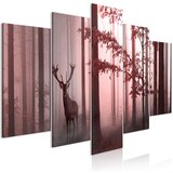  Slika - Morning (5 Parts) Wide Pink 100x50 Cijene