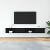 TV ormarići 2 kom crni hrast 100x31x25,5 cm konstruiranog drva | Eponuda.com