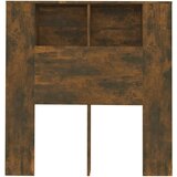  Uzglavlje s ormarićem boja dimljenog hrasta 100x18,5x102,5 cm | shoptok.hr