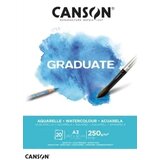 Canson Pad Graduate Aquarelle A3 250 g Blok za skiciranje | shoptok.hr
