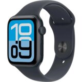 Apple watch se 3 gps 44mm midnight aluminium case with midnight sport band - m/l (mehq4rk/a) Cene