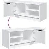 TV ormarić bijeli 102 x 35,5 x 36,5 cm od konstruiranog drva | Eponuda.com