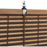 vidaXL Zavjese i sjenila sa zavjesama Smeđa 110 x 160 cm bambus | shoptok.hr