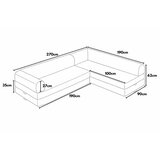 Atelier Del Sofa Kutna sofa, Smeđa | Eponuda.ba