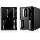 Berdsen BD-664 Air Fryer dvokomorna friteza na vroč zrak 12 L 2800 W – 8 programov, 2 košari, črna | Shoptok.si
