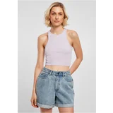 UC Ladies Ladies Cropped Rib Top Lilac