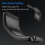 Techsuit Carbon Silicone ovitek za Honor X7b – črna | Shoptok.si