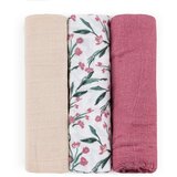 Petite&Mars Moussy platnene pelene Pink Meadow 68 x 68 cm 3 kom | shoptok.hr