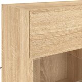 Zidni TV ormarić s LED svjetlima boja hrasta 78,5x30x60,5 cm | shoptok.hr