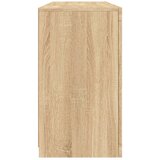 vidaXL Komoda z LED lučkami sonoma hrast 142,5x37x67 cm | Shoptok.si