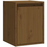 Maison Chic Stenska omarica - Zidna omarica medeno rjava 30x30x40 cm trdna borovina iu22, (22062367) Cene