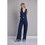 Legendww ženske regular fit selvedge wide leg farmerke - model 230 Cene