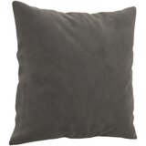 vidaXL Okrasna blazina 2 kosa temno siva 40x40 cm žamet | Shoptok.si