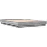  Okvir za krevet boja hrasta 150x200 cm od konstruiranog drva | shoptok.hr