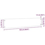 vidaXL Robniki za trato 10 kosov Črna 20x103 cm Hladno valjano jeklo | Shoptok.si