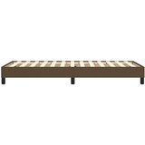  Okvir za krevet s oprugom tamnosmeđi 90x200 cm od tkanine | Eponuda.com