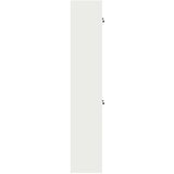  Ormarić za pohranu 2 kom. Bijeli 60 x 40 x 220 cm Čelik - Bijeli 60 cm 180 cm | shoptok.hr