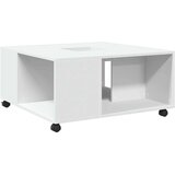  Stolić za kavu bijeli 80 x 80 x 40 cm od konstruiranog drva | shoptok.hr