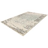 Kayoom RAVNO TKANA PREPROGA 120/180 cm taftano siva, metino zelena | Shoptok.si