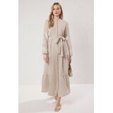 Trendyol Modest Ženska haljina Tctss25Eb00116, Bež | Eponuda.com