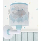 Dalber 61179T - Dečije zidno svetlo WHALE DREAMS 1xE27/15W/230V plava | Eponuda.com