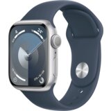 Apple Pametni sat, 1.69" LTPO OLED zaslon, vodootporan BT, WiFi - Watch Series 9 GPS 41mm Silver | Eponuda.ba