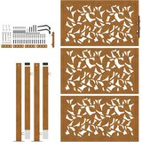  Vrtna vrata 100x150 cm, dizajn s čeličnim krilom otpornim na vremenske uvjete | shoptok.hr