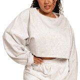 BeastPink žensku duks Cropped Bliss Grey