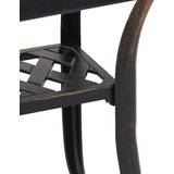 vidaXL Vrtna miza bronasta 53x53x53 cm liti aluminij | Shoptok.si