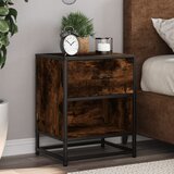 vidaXL Noćni ormarić boja hrasta 40x31x50 cm konstruirano drvo Cijene