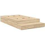  Krevet s ladicama Sonoma hrast 120 cm Konstruirano drvo | shoptok.hr