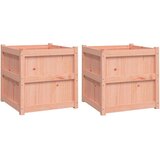  Vrtne sadilice 2 kom od masivne duglazije | shoptok.hr