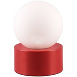 Tri O Rdeča namizna svetilka s steklenim senčnikom (višina 17 cm) Countess – | Shoptok.si