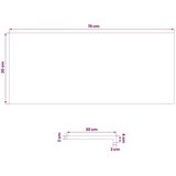  Stepenica 8 kom. 70 x 30 x 2 cm Bijela Čvrsto Hrastovo Drvo - Bijela 70 x 30 x 2 cm 8 | shoptok.hr