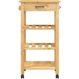  Kolica MONZA 48x40x90 cm od masivne borovine | shoptok.hr