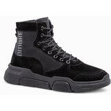 Ombre Men's ankle sneaker boots with sculpted sole - black | Shoptok.si
