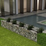 vidaXL gabionska košara od pocinčanog čelika 300 x 30 x 50 cm Cijene