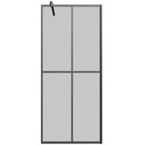 Pregrada za tuš 80 x 195 cm od tamnog kaljenog stakla | shoptok.hr