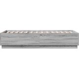  Okvir za krevet s LED svjetlima boja hrasta 90 x 200 cm drveni | shoptok.hr